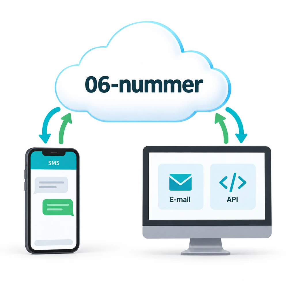 Virtueel mobiel 06-nummer voor SMS